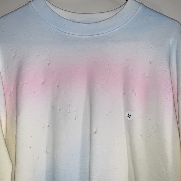 LIL PEEP ROSE IN GOOD FAITH SIZE MEDIUM MULTI COLORED TIE DYE SWEATSHIRT - Picture 4 of 6